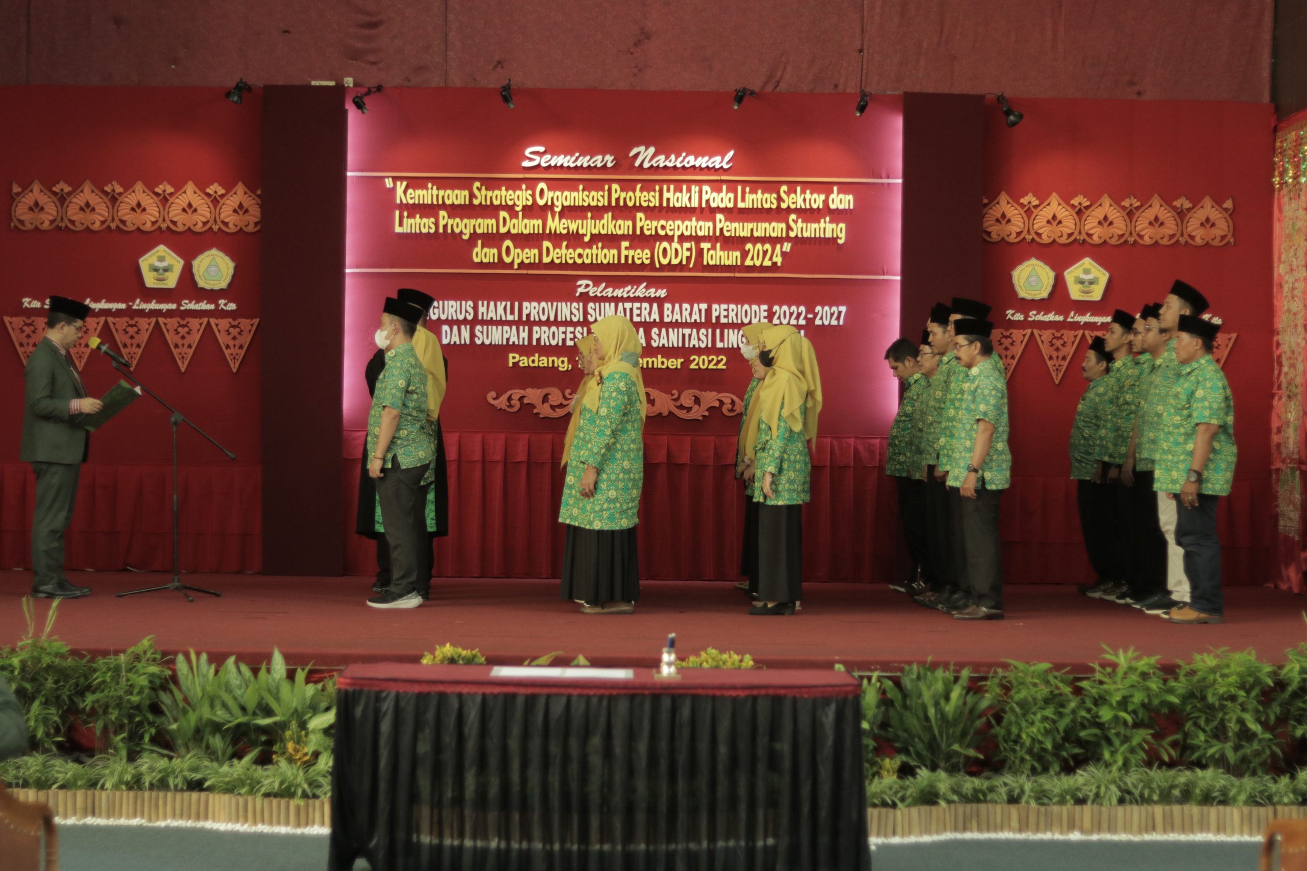Pelantikan Pengurus HAKLI Sumbar Periode 2022-2027
