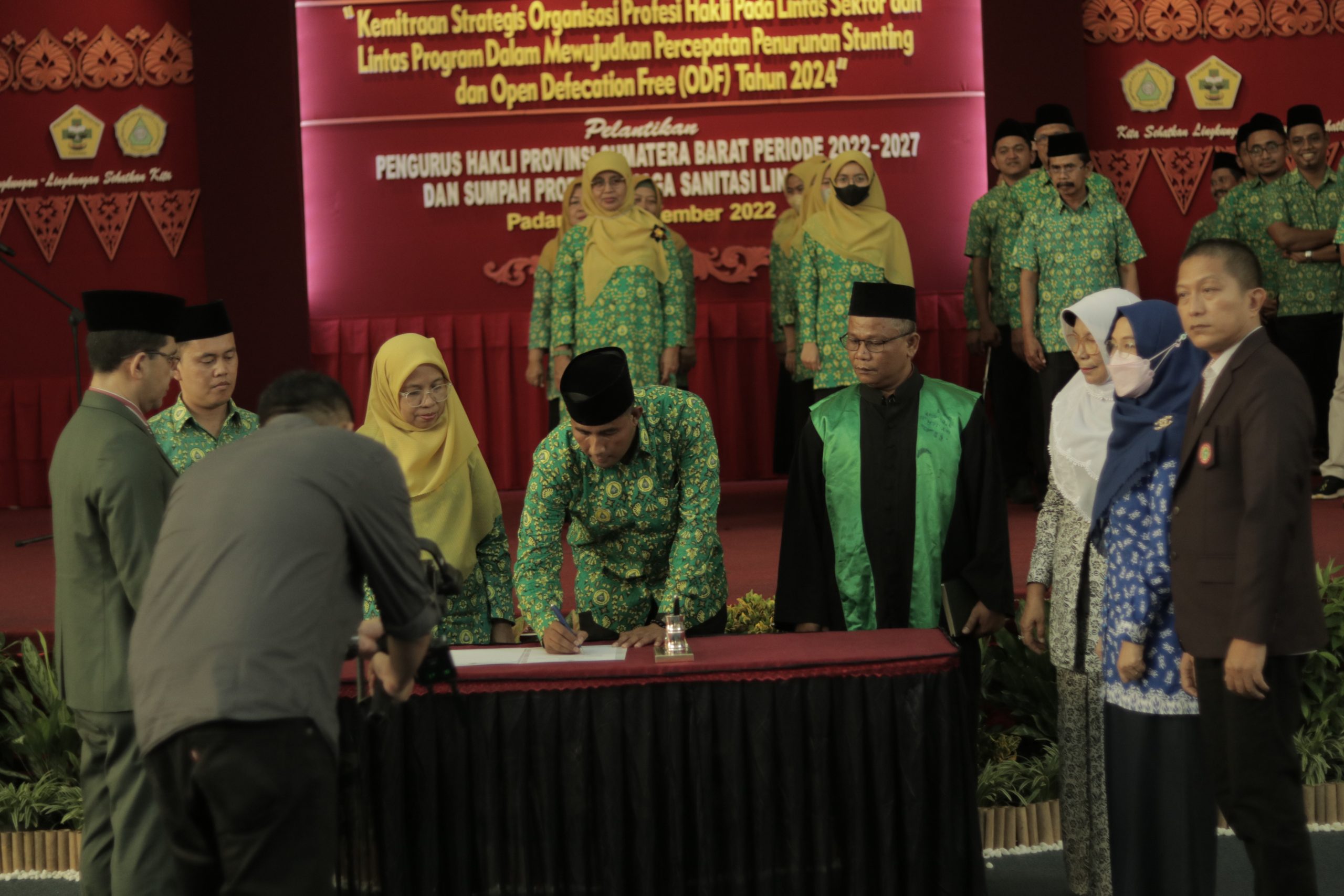 Pelantikan Pengurus HAKLI Sumbar Periode 2022-2027