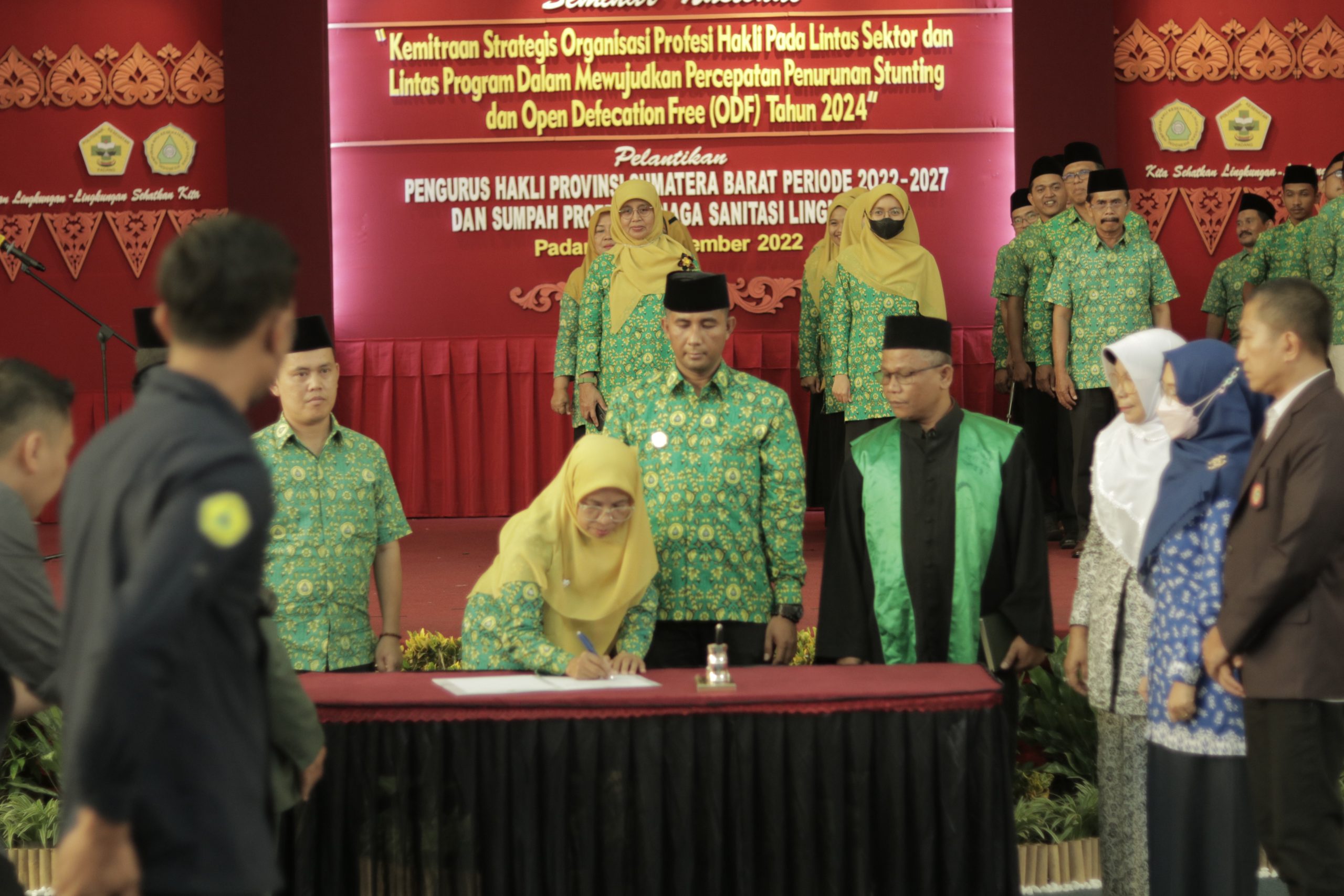 Pelantikan Pengurus HAKLI Sumbar Periode 2022-2027