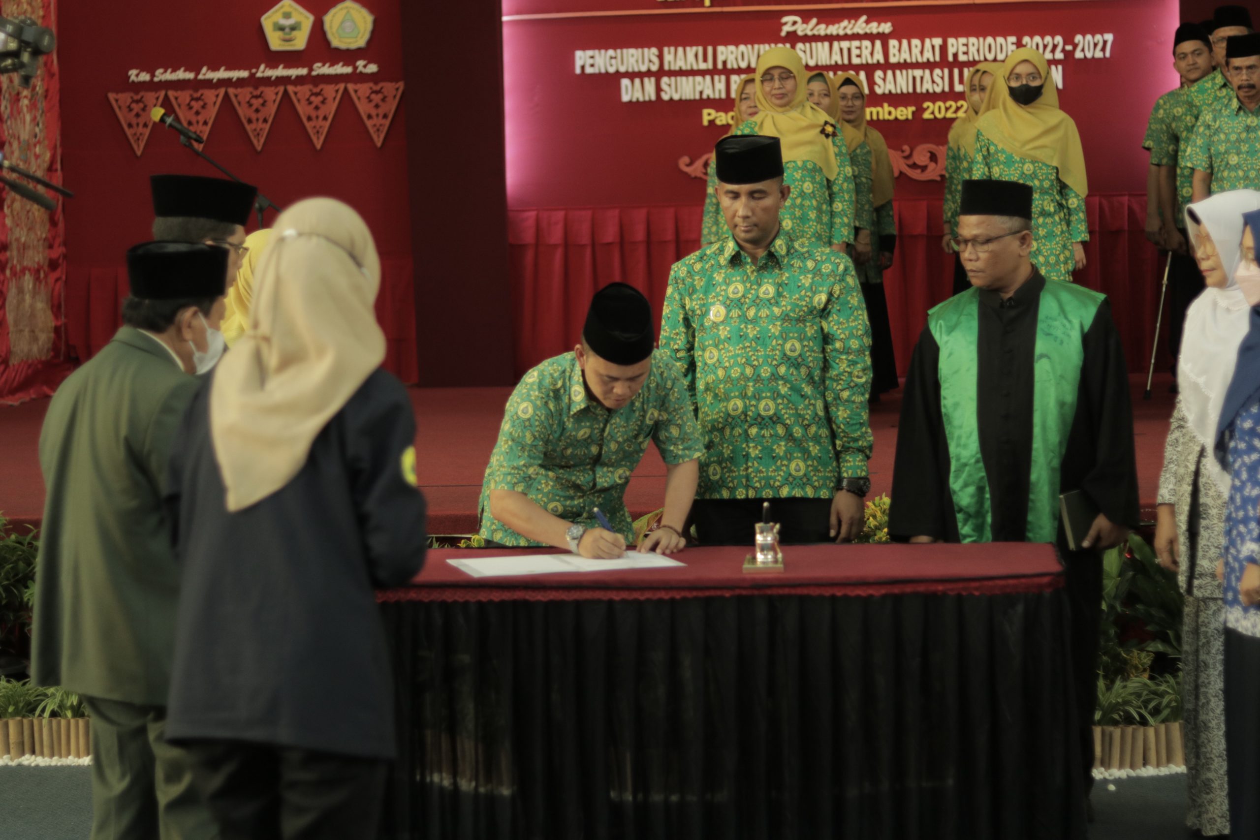 Pelantikan Pengurus HAKLI Sumbar Periode 2022-2027